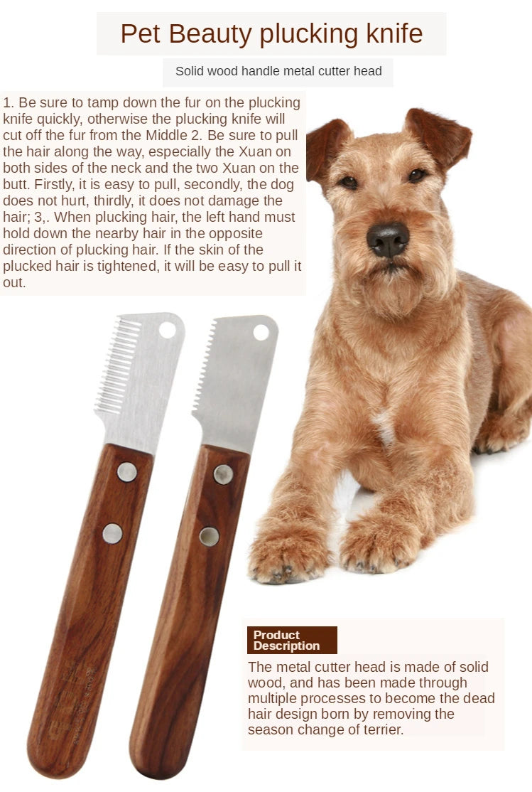 Pet Hair Trimmer Brush