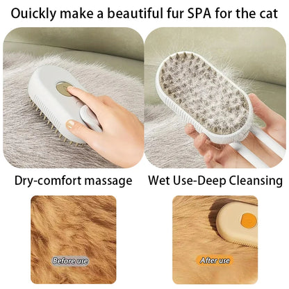 Electric Steam Pet Brush