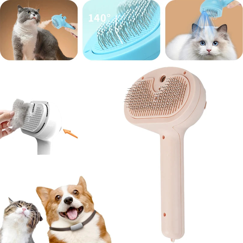 Electric Steam Pet Brush