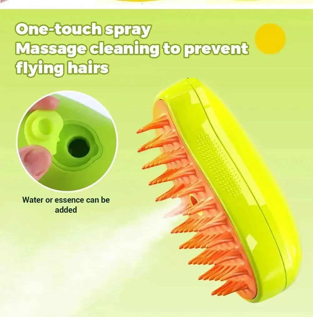 3-in-1 Steam Pet Brush