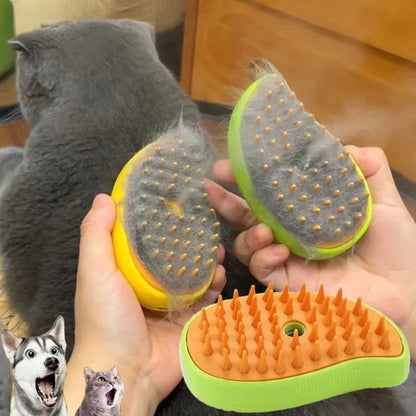 3-in-1 Steam Pet Brush