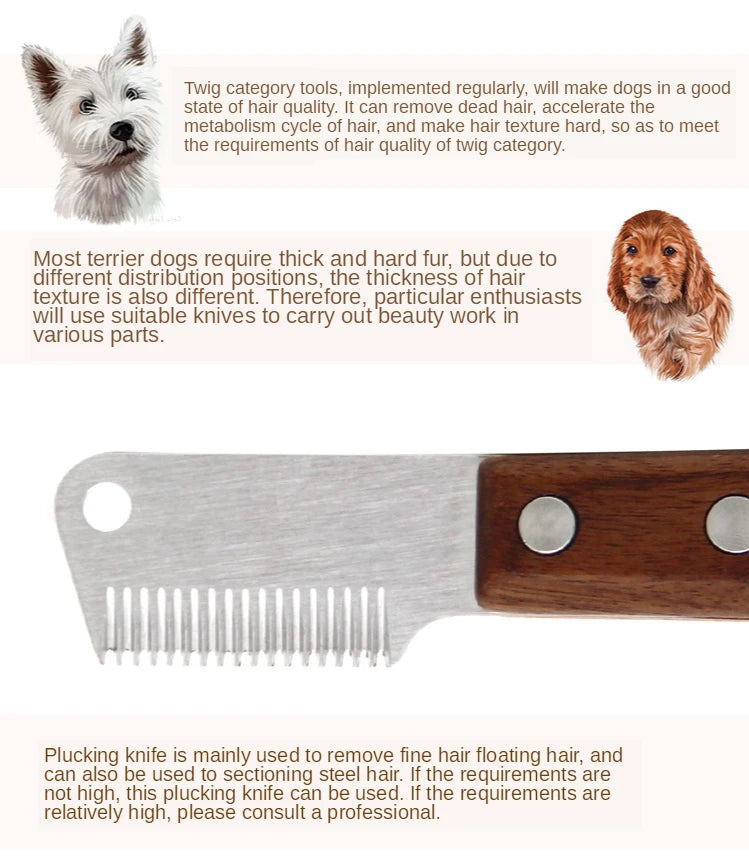 Pet Hair Trimmer Brush